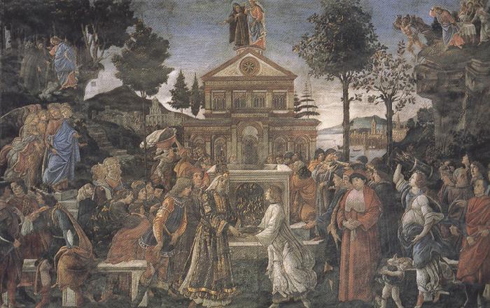 Sandro Botticelli Trials of Christ (mk36) Sweden oil painting art